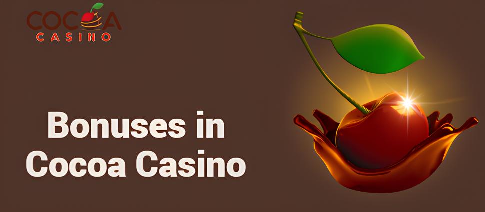 Bonuses in Cocoa Casino.