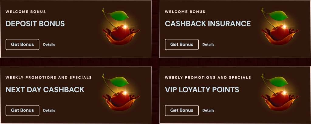 Cocoa casino bonuses.