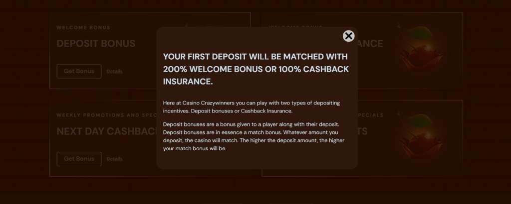 Cocoa casino sing up bonus.